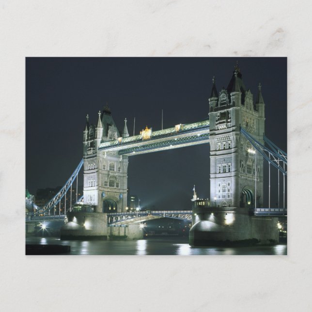 Carte Postale Royaume-Uni, Angleterre, Londres, Tower Bridge. (Devant)