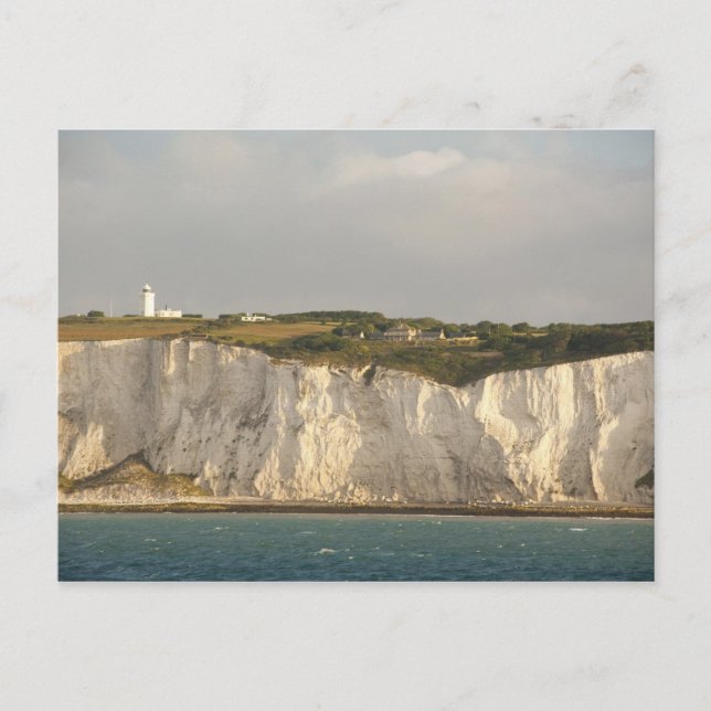 Carte Postale Royaume-Uni, Dover. Les fameuses falaises blanches (Devant)
