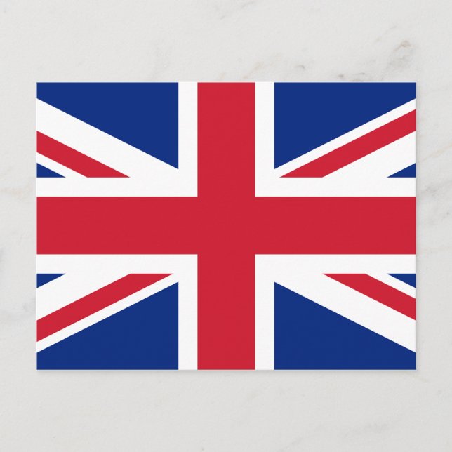 Carte Postale Royaume-Uni Royaume-Uni Drapeau Union Jack (Devant)