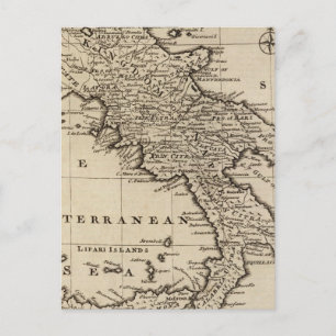 Carte Postale Royaumes de Naples et de Sicile, Italie