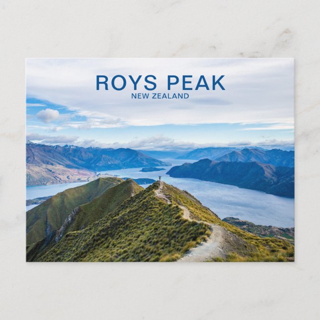 Carte Postale Roys Peak Wanaka Nouvelle-Zélande Travel (Devant)