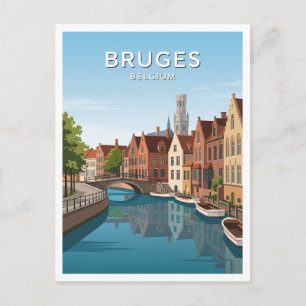 Carte Postale Rozenhoedkaai Bruges Belgique