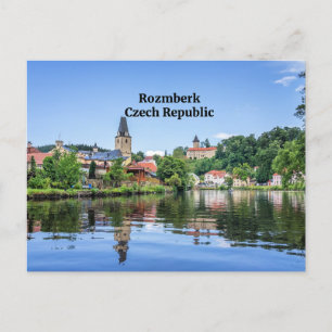 Carte Postale Rozmberk, République tchèque,