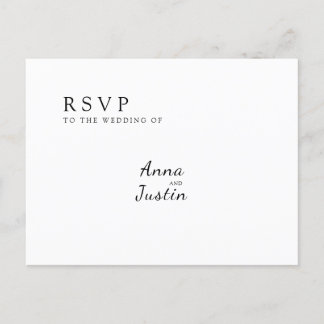 Carte postale RSVP