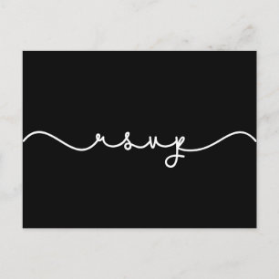 Carte postale RSVP