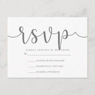 Carte postale RSVP