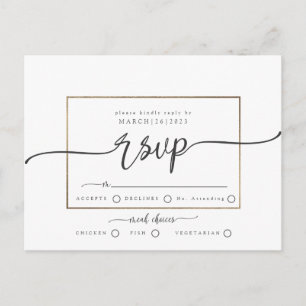 Carte Postale rsvp
