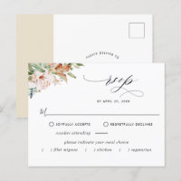 RSVP avec/sans repas, Fleurs terreuses Florales be