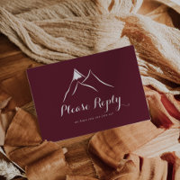 Carte postale RSVP de la Montagne Blanche de Bourg