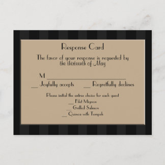 Carte postale RSVP Gold Art Déco