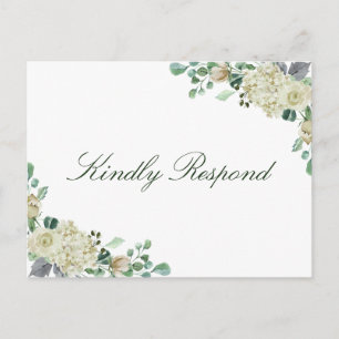 Carte postale RSVP Megan Simple Mariage