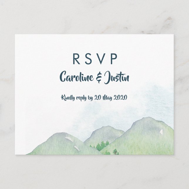 Carte postale RSVP Misttain (Devant)