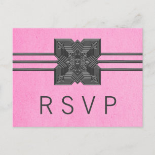 Carte postale RSVP pour Medallion Rose