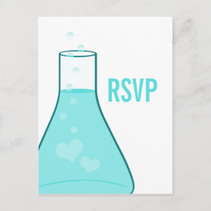 Carte postale RSVP Whimsaker, Aqua