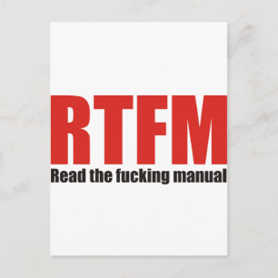 CARTE POSTALE RTFM