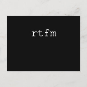 CARTE POSTALE RTFM