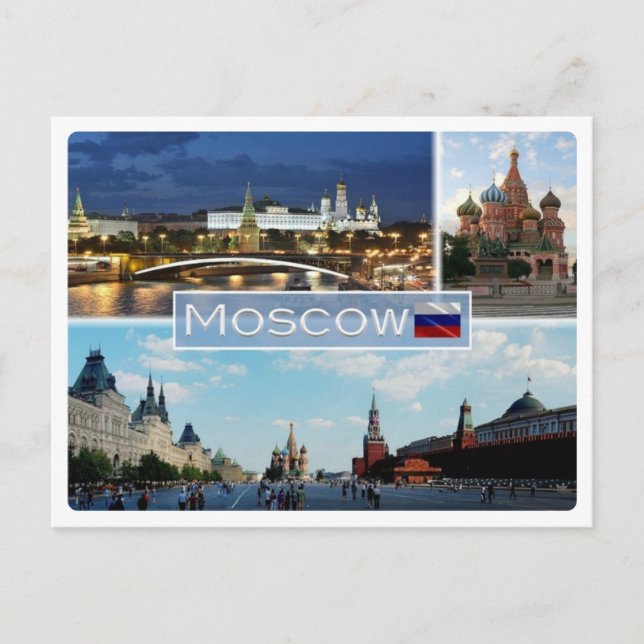 Carte Postale RU Russie - Moscou - (Devant)