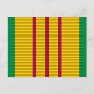 Carte Postale Ruban de la médaille du service au Vietnam