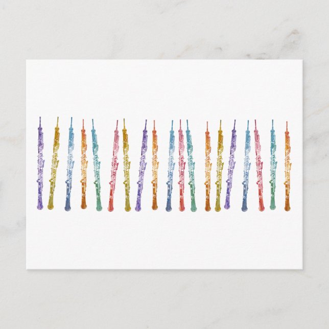 Carte Postale Ruban d'Oboes (Devant)