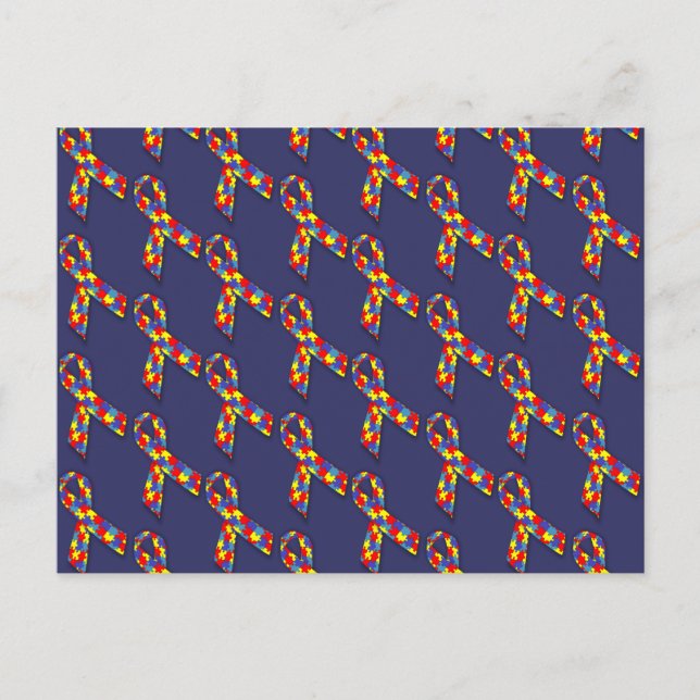 Carte Postale Rubans de puzzle (Devant)