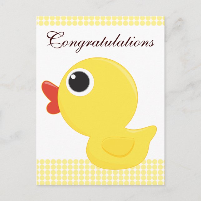 Carte Postale Rubber Duckie (Devant)