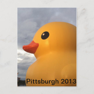 Carte Postale Rubber Ducky Pittsburgh