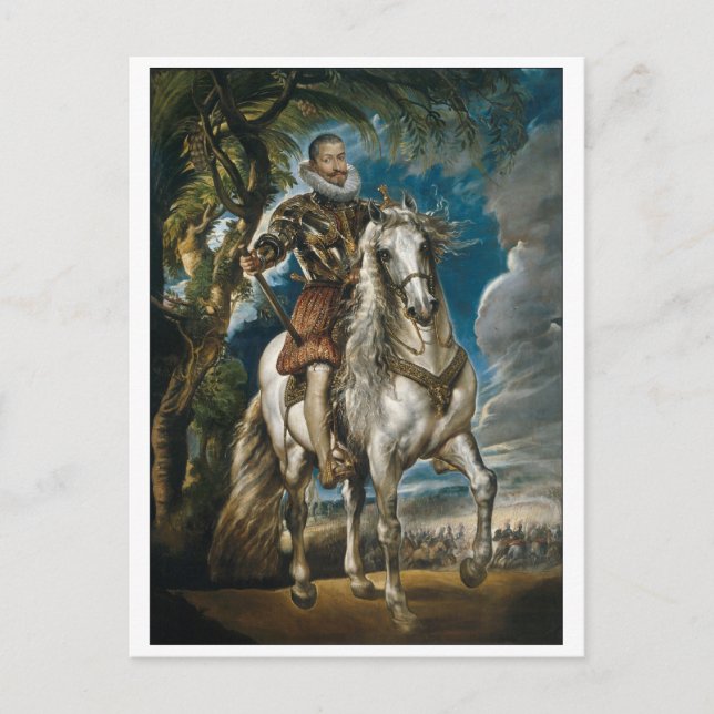 Carte Postale Rubens peinture : Le duc de Lerma (Devant)