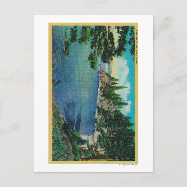 Carte Postale Rubicon Point ViewLake Tahoe, CA (Devant)