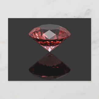 Carte Postale Ruby à diamant rouge