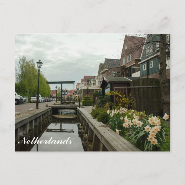 Carte Postale Rue à Volendam, Pays-Bas (Devant)