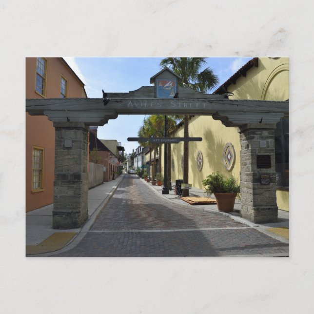 Carte Postale Rue Aviles (Devant)