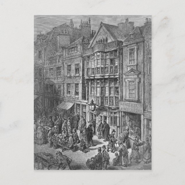 Carte Postale Rue Bishopsgate (Devant)