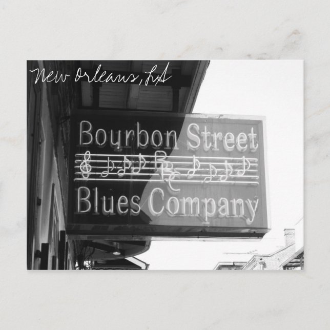 Carte Postale Rue Bourbon (Devant)