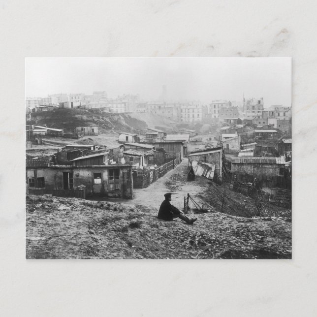 Carte Postale Rue Champlain, groupe de cases, 1858-78 (Devant)