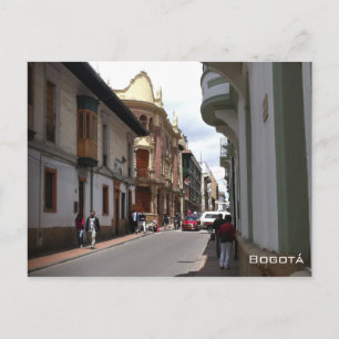 Carte Postale Rue coloniale - Bogotá