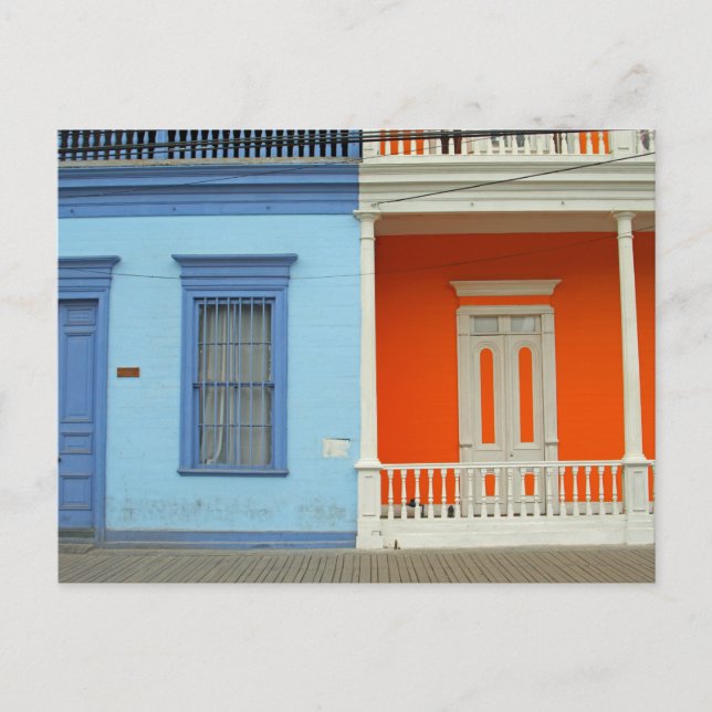Carte Postale rue colorée d'Iquique (Devant)