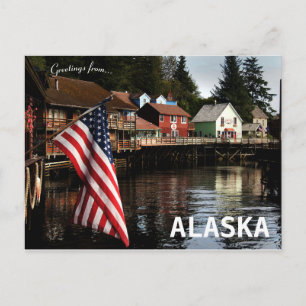 Carte Postale rue Creek Ketchikan Alaska