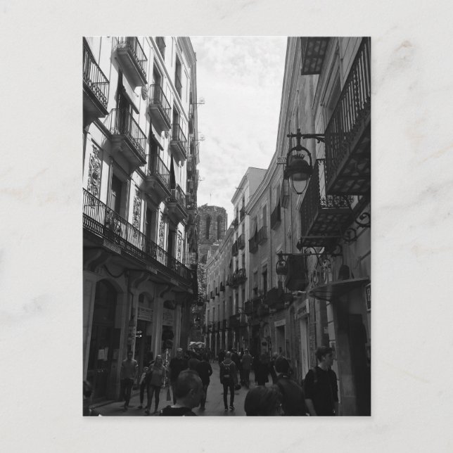 Carte Postale Rue de Barcelone (Devant)