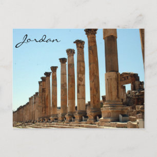 Carte Postale rue de colonne de jerash