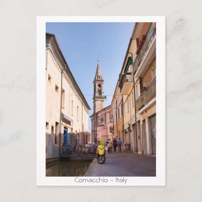 Carte Postale Rue de Comacchio (Devant)