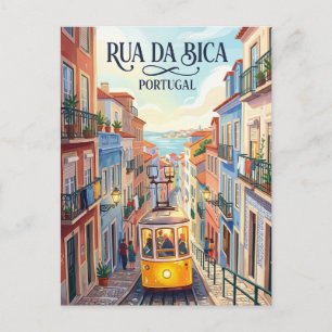 Carte Postale Rue de la Bica de Duarte Belo Portugal