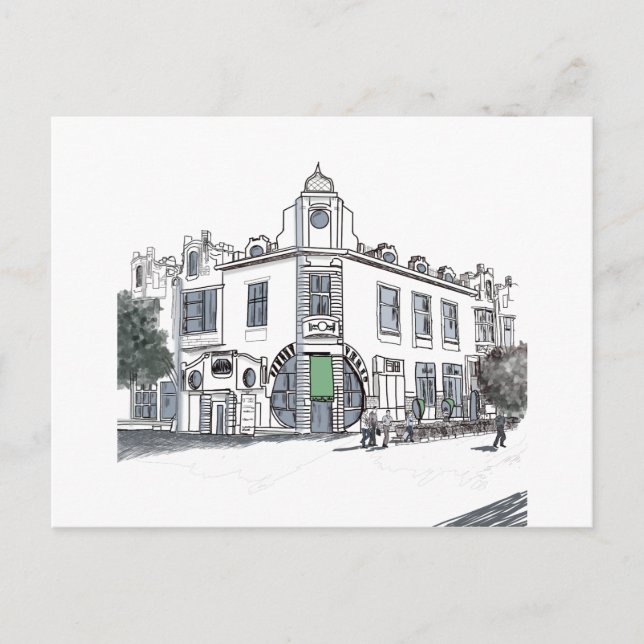 Carte Postale rue de la vieille ville (Devant)