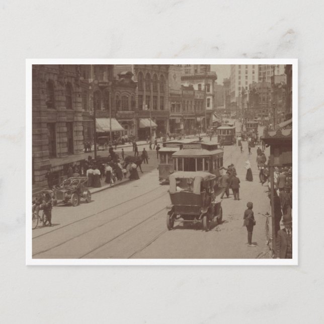 Carte Postale Rue de pêcher (Devant)