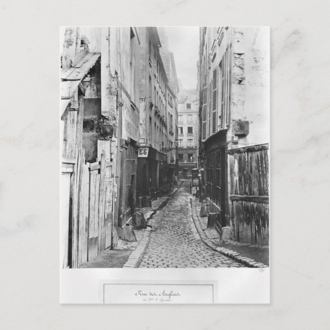 Carte Postale Rue des Anglais (Devant)