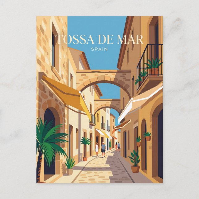 Carte Postale Rue des Secours Espagne (Devant)