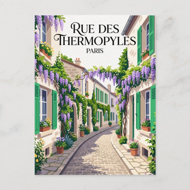 Carte Postale Rue des Thermopyles France (Devant)