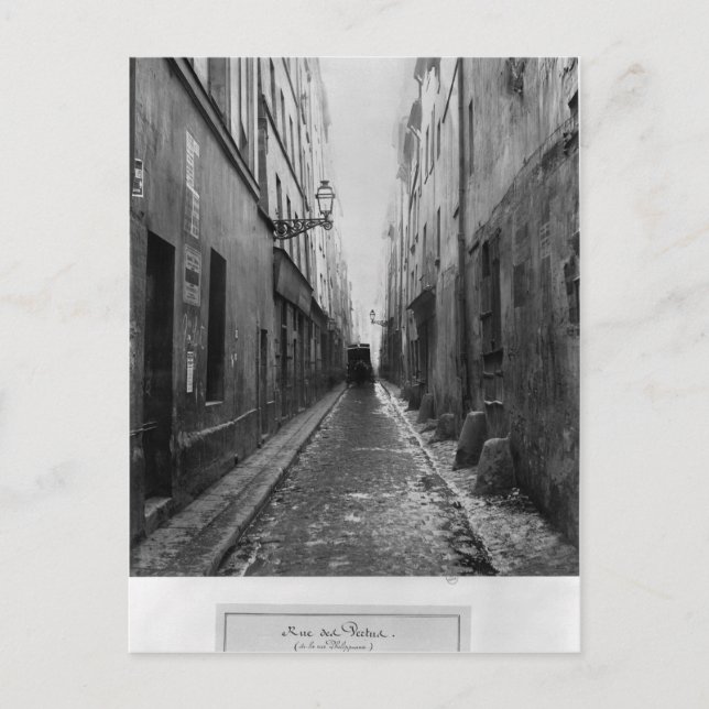 Carte Postale Rue des Vertus, de la rue Phelippeaux à Paris (Devant)