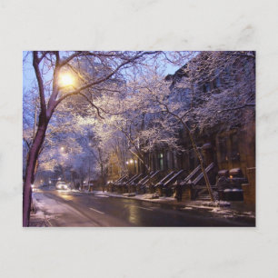 Carte Postale Rue d'hiver