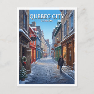 Carte Postale Rue du Petit-Champlain, Vieux-Québec Canada
