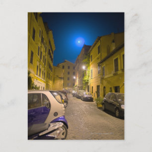 Carte Postale Rue du quartier romain la nuit